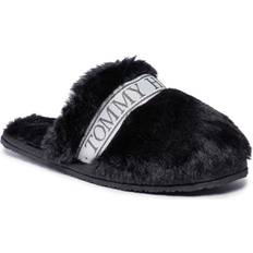 Tommy Hilfiger Hjemmesko Tommy Hilfiger Fur Hotel Hjemmesko FW0FW07595BDS-35/36 Woman Polyester Black