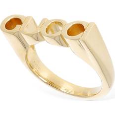 Gucci Ringen Gucci Lettering Brass Ring -