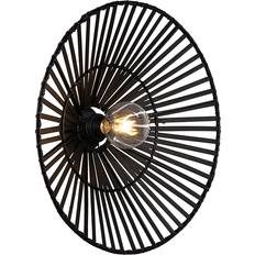 Bamboo Wall Lamps QAZQA Oriental Wall light