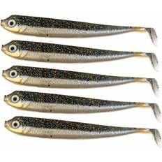 Fiskeutrustning Fladen Guddi shad 10cm, 8g 5-pack Silver