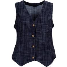 Black Colour Overtøj Black Colour Vest Box Denim