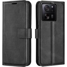 Skalo Xiaomi 13T/13T Pro Premium Wallet Flip Cover Sort