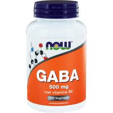 Vitamins & Supplements NOW Foods GABA 500mg met Vitamine B6