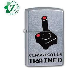 Petrol Lighters Zippo Street Chrom Classically Trained