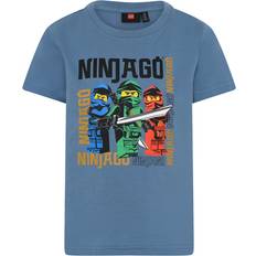 Lego Wear pojkar T-tröja Ninjago Jungen T-shirt Kai Lloyd Jay Lwtaylor 331, 612 blekt blå