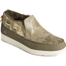 Sperry Top-Sider Moc-sider Met Camo läder mockasin, Oliv