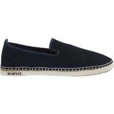Blue - Women Espadrilles SeaVees Ocean Park Slip-On Blue Suede Leather Womens Espadrilles