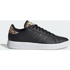 adidas Grand Court Base 2.0 Skor Core Black Core Black Pulse Lime