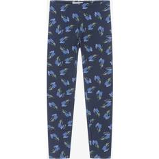 Monnalisa Girls Blue Floral Leggings Years