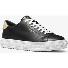 Michael Kors MK Grove Leather Trainers Black