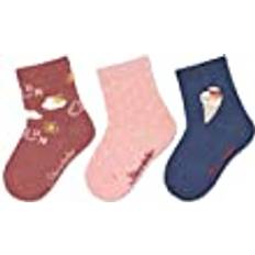 17/18 Kinderkleding Sterntaler Sokken 3-pack - Zon Roze/Lichtroze