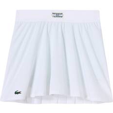 Lacoste Femme Jupes Lacoste Jupe Tennis Taille - Blanc/Vert