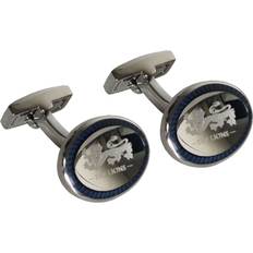 Blauw Manchetknopen Hackett London Lions Mens Silver/Navy Cufflinks One