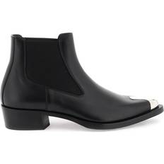 Leather Chelsea Boots Alexander McQueen 'Punk' Chelsea Ankle Boots