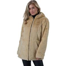 Only Malou Faux Fur Coat - Beige