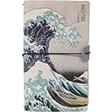 Hokusai PU Leather Travel Journal Notebook