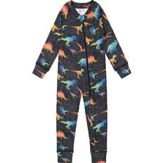 Base Layer Deux par Deux Deux par Deux One Piece Thermal Underwear Set Baby Multicolor Dinosaur 12M