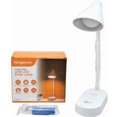Kingavon 2.4W Usb Led Desk Lamp White Bordslampa