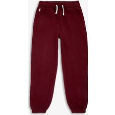 Polo Trousers Children's Clothing Polo Ralph Lauren Red Kids Boys' Logo-embroidered Cotton-jersey Jogging Bottoms