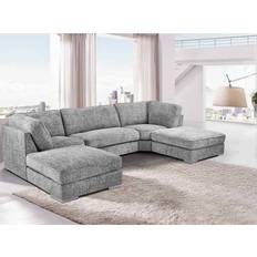 Simply Eleganza Britany Large Corner U Sofa 3 Seater