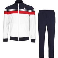 Braun - Herren Jumpsuits & Overalls Fila Bruno Trainingsanzug Herren Weiß