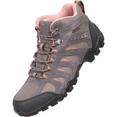 Mountain warehouse Womens/Ladies Belfour Suede Walking Boots Grey