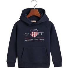 Gant Unisex Tops Gant Kids Kids Archive Shield Hoodie 122/128 Blue