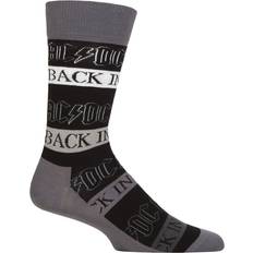 SockShop AC/DC: Unisex Ankle In Black UK 11