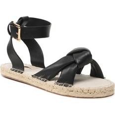 Imiteret læder Espadrillos Only Elle Sandaler - Sand/Guld/Sort