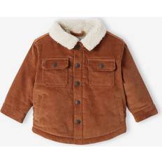 Brown Jumpsuits Children's Clothing Vertbaudet Warme Baby Cordjacke mit Recycling-Polyester braun