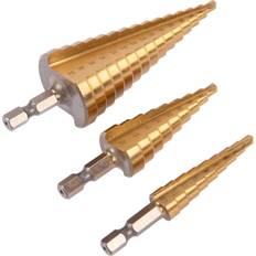Pro-User 3Pc Titanium Step Drill Set