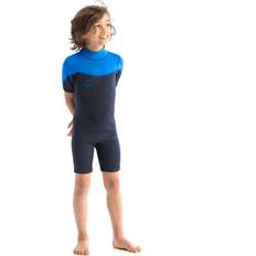 JoBe Swim & Water Sports JoBe Boys 2023 Boston 2mm Back Zip Shorty Wetsuit Blue 6Y