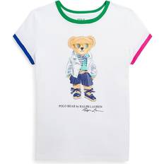 Polo Tops Polo Ralph Lauren Kids' Cotton Bear T-Shirt, White