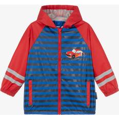 Multifarvet Regntøj Playshoes Funktionsjakke - Blå/Navy/Gul/Rød/Hvid