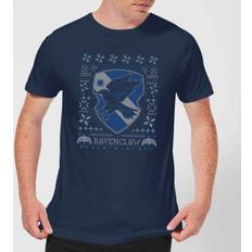 T-shirts Harry Potter Ravenclaw Crest Men's Christmas T-Shirt Navy