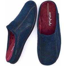 Mens Black Mule Slippers Moshulu