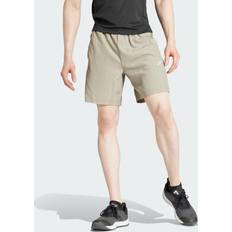 Man - Zilver Shorts Adidas Geweven Shorts - Beige