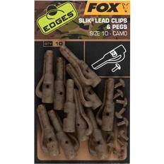 Angelzubehör Fox Edges Camo Size 10 Slik lead clip pegs