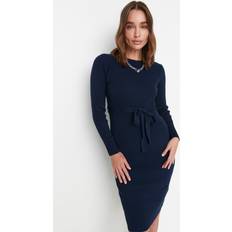 Blu - Uomo Vestiti Trendyol Collection WoMens Crew neck A-line Dress Blue/Navy