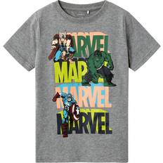 Marvel Magliette Name It Grey Melange Jiri Marvel T-Shirt 134/140 134/140