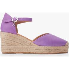 Purple - Women Espadrilles Moda In Pelle Galiana Leather Espadrilles