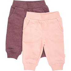 Bambino Pantaloni Minymo Pantaloni da Ginnastica 2-pack Misty Rose - Rosa/Pink