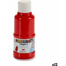 Tempera Rød 120 ml 12 enheder