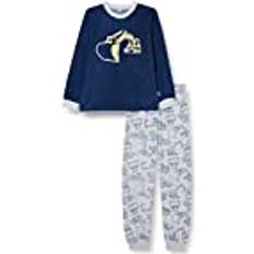 116 Jumpsuits Playshoes Kinderpyjama Terry Construction - Bleu