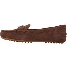 Lauren Ralph Lauren Barnsbury Suede Loafer Chestnut Brown