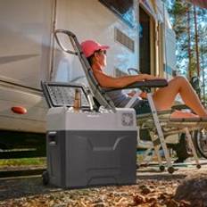 Cooler Bags & Cooler Boxes Homcom Portable 50L Car Refrigerator Grey