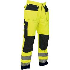 Vidar Arbetskläder & Utrustning Vidar Vidar Workwear V500115C156 Arbetsbyxa gul/svart C156