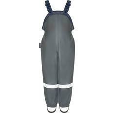 Gris Pantalons de Pluie Playshoes Mixte Enfant Boue Salopette Pluie Gris Foncé