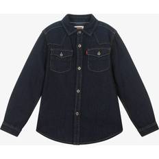 Levi's Skjortor Barnkläder Levi's Boys Blue Cotton Denim Shirt Blue year