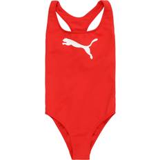 80 Bademode Puma Mädchen Swimsuit, red